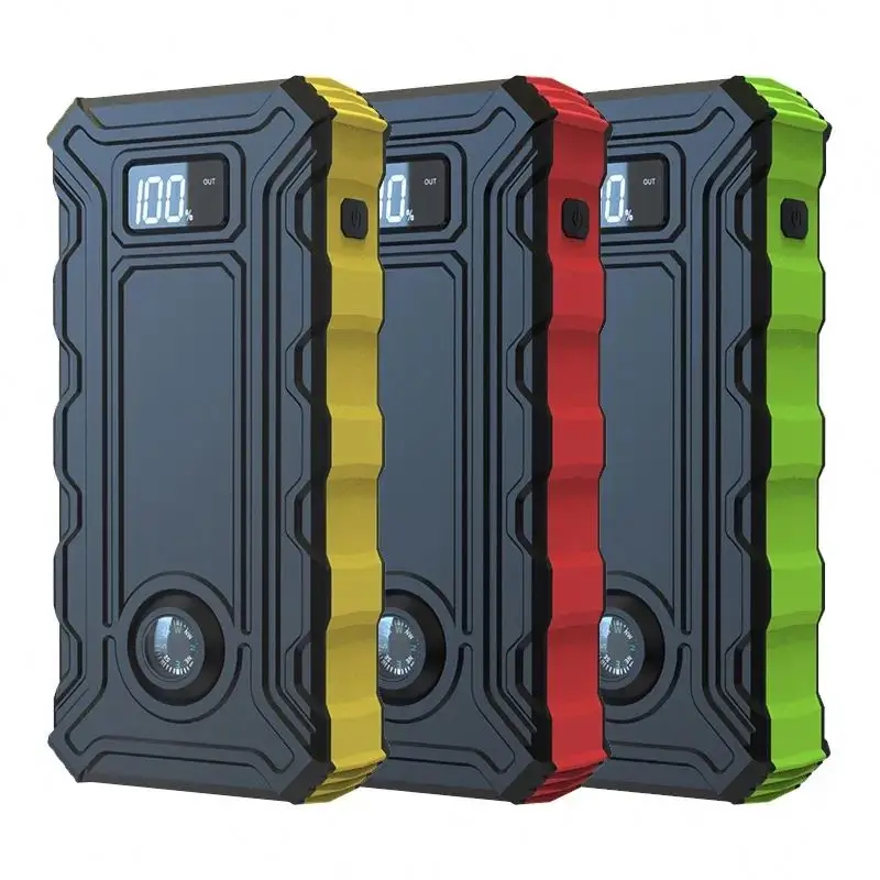 12V Super Capacitor Multi-Function Car Jump Starter with Portable Air Pump 10W Power Station