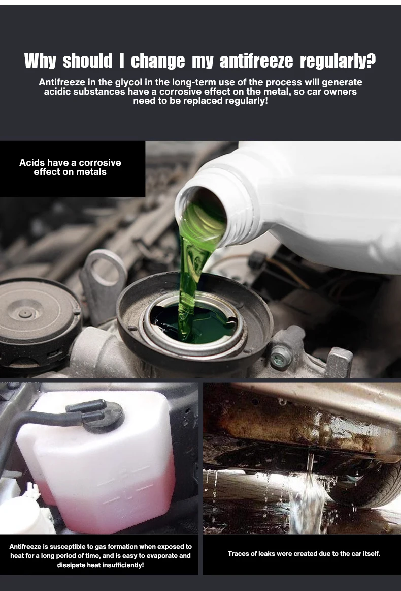 Antifreezing 35 Degrees Celsius Coolant Engine Protection Applicable