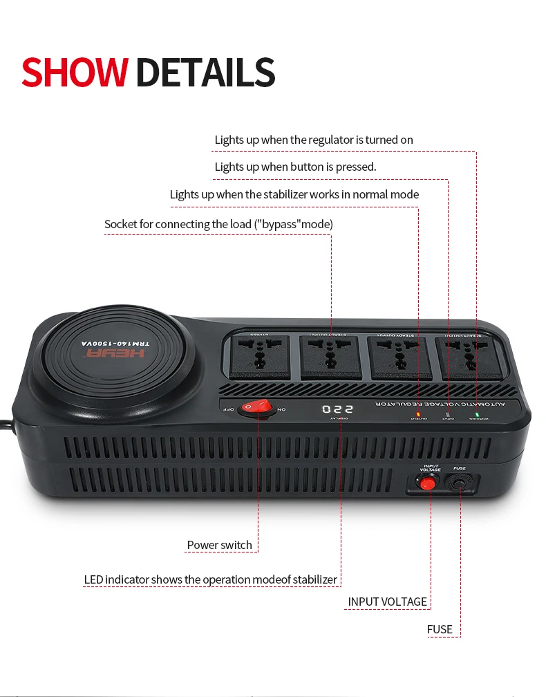 500va1500va Home Automatic Voltage Stabilizer Price List Automatic