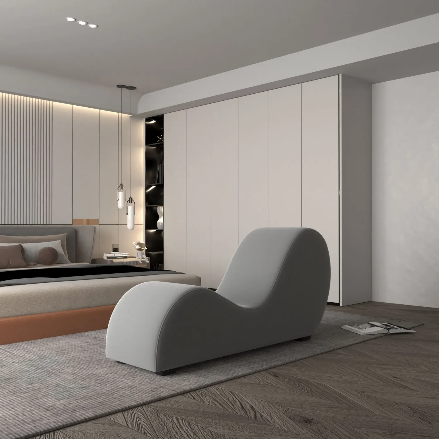 S Shaped Multi Functional Adjustable Couple Sex Furniture Bedroom Make Love Sex Sofa Chair for Couple