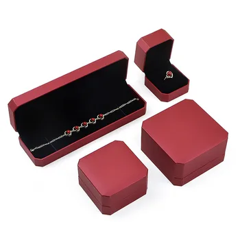 Jewellery packaging box octagonal ring necklace bracelet box storage gift box wholesale