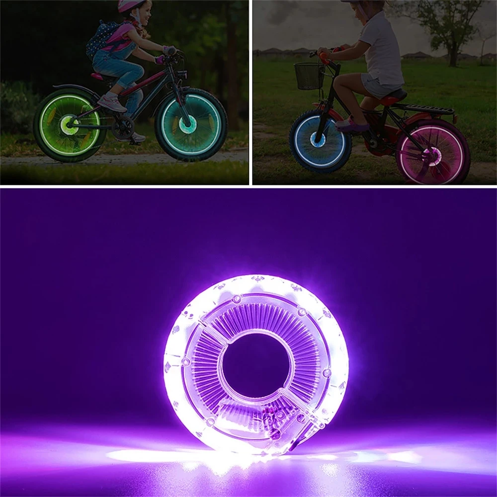 Biking Bicycle Spoke Light Led Bike Wheel Light Scooter Light Kids Bike  Accessories Usb Front Tail Lamp 7 Color Cycling - Buy Bike Wheel Lights  Waterproof Led Cycling Spoke Lights Safety Tire Lights