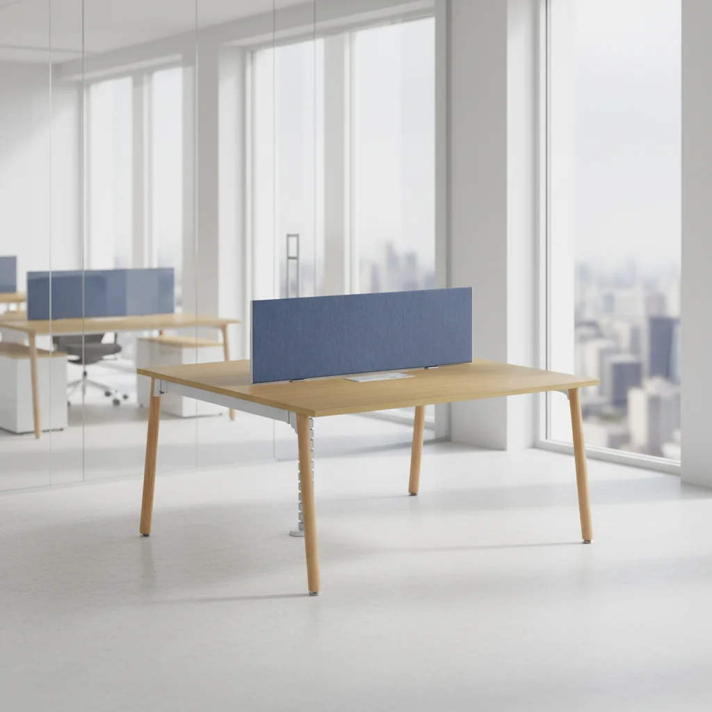 Professional Workstation Cabinet Support Aluminum Legs Office Desk Storage System Modern Layout 6