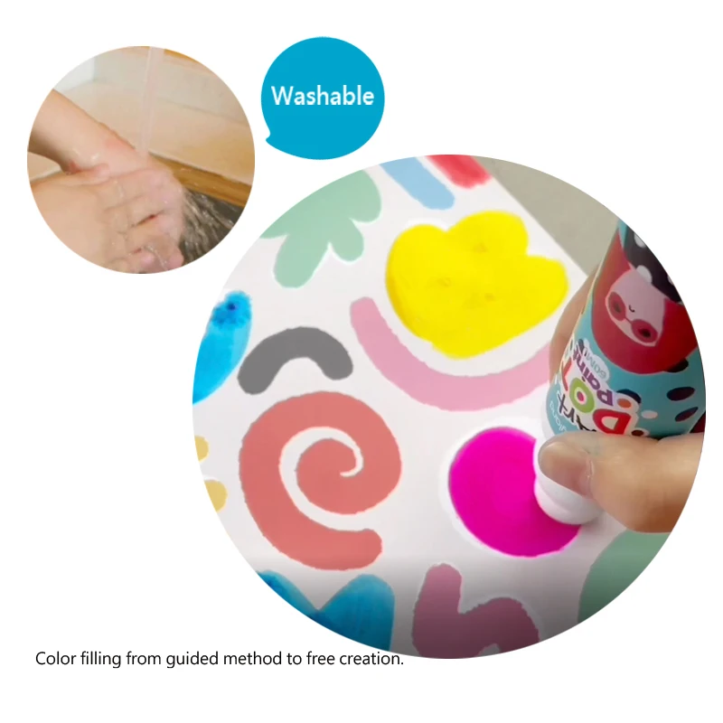 hot sell washable dot paint kids