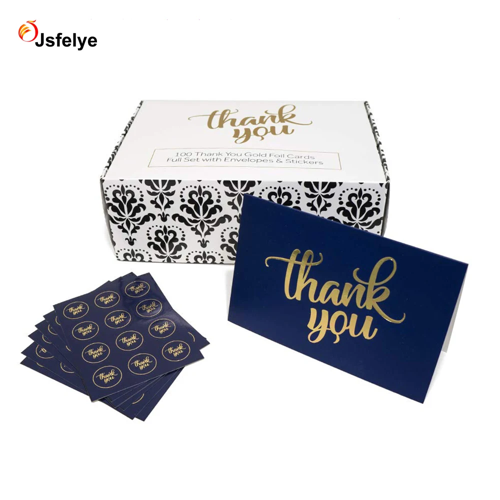 Thank You Cards Bulk Gold Foil Stickers White Envelopes 4x6 Inch Blank Note Cards Perfect For Weddings Bridal Showers Buy Thank You Cards Bulk Gold Foil Envelopes 4x6 Inch Blank Note