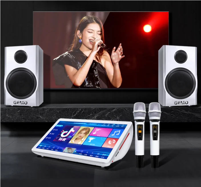 18.5'' 4k Touch Screen 6tb Ai Song-selection Karaoke Machine Android ...