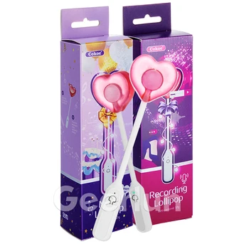Factory in Stock Music Lollipop Suckers Audio Recordable Lollipop Singing Birthday Valentine's Day Gift Candy Snacks