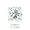 White GH Princess Cut