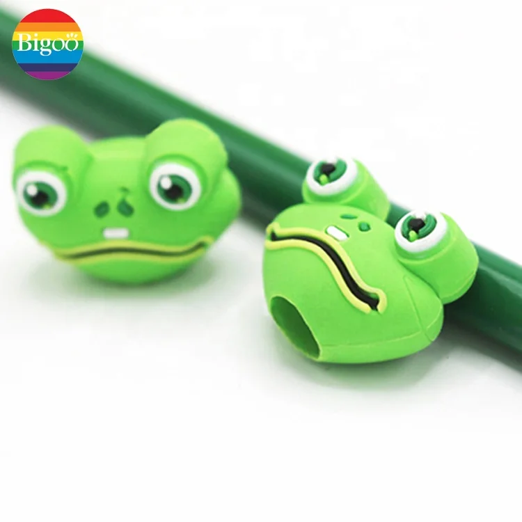 Смешанные 3d Животные дизайн карандаш Топпер ластик индивидуальные канцелярские принадлежности для детей и