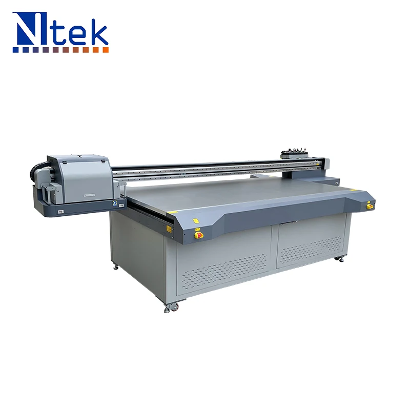 Ntek 3D Inkjet Large Format 2513 Flatbed UV Printer 3D Ceramic Tile Printing Machine