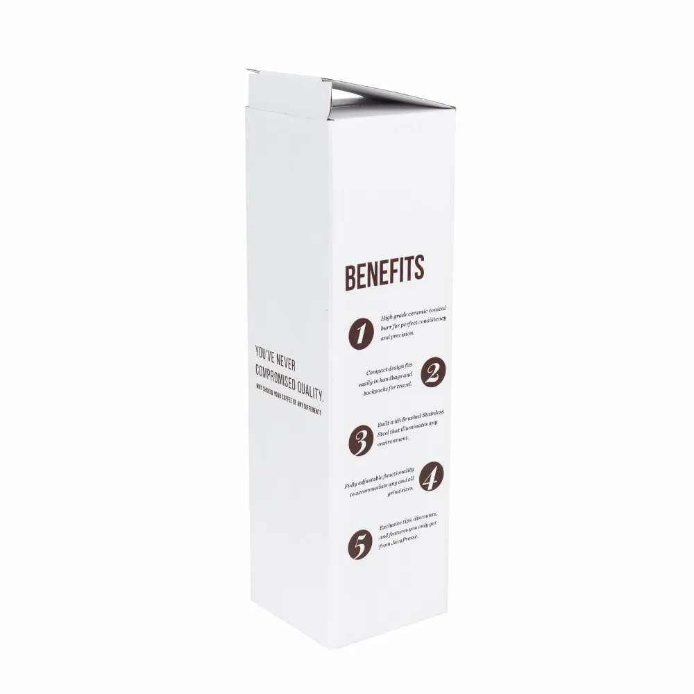 Custom Mailer Box With Paper Card Coffee Bean Shipping Boxes Packaging Paper Logo Small Mailing Box