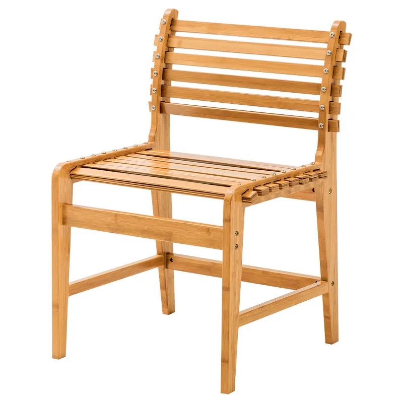 Bamboo Leisure Dining Modern Simple Wooden Chair Stool Leisure Home Adult Desk Computer Backrest Chairs Buy Computer Chair Without Arms Bamboo Chair For Office Furniture Leisure Computer Back Chairs Modern Simple