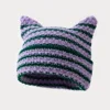 Striped purple-green