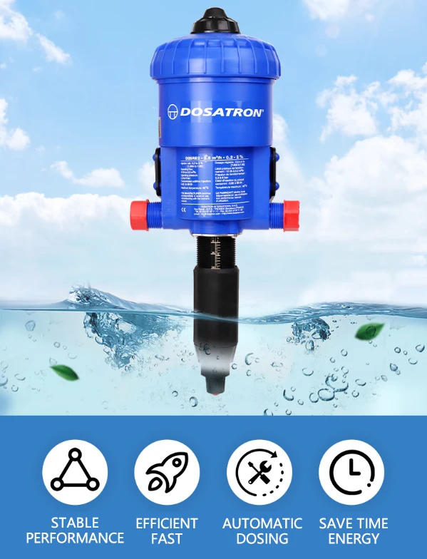 Greenhouse Automatic Fertiliser Injector Chemical Dosing Pump Doser