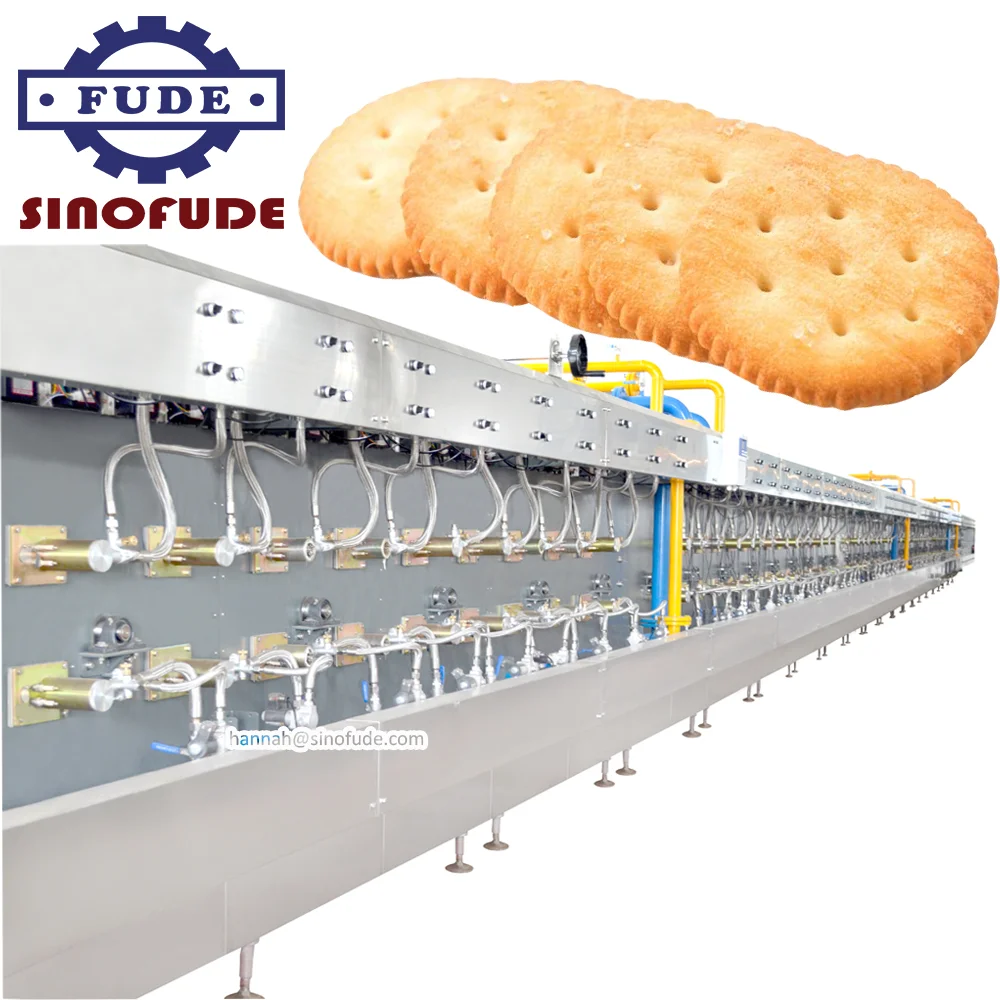 Автоматическая машина для производства печенья с электрической духовкой
