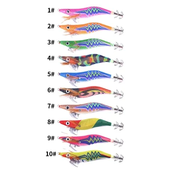 12g 14g Shrimp Jigging Fishing Lure Hard Plastic Squid Jig Saltwater Sinking Squid Jig – Metal Jig – view 4
