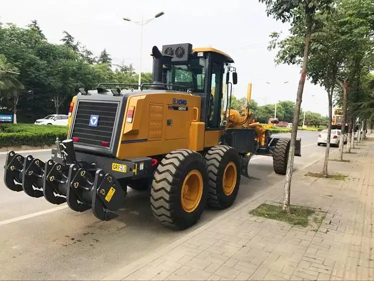 XCMG Used 140G Motor Grader GR215 14H Small Grader Blade Good Price