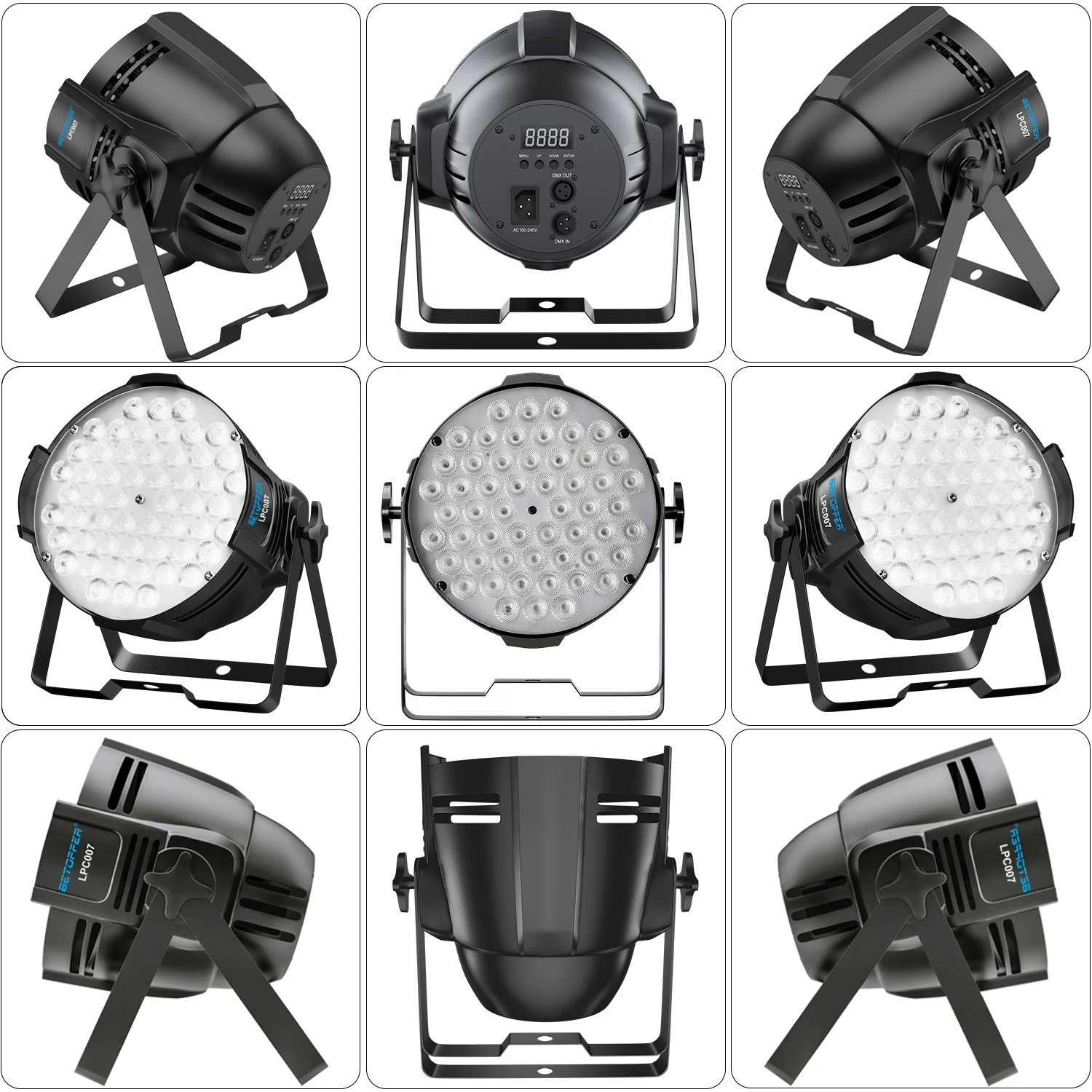 Betopper Big Dipper LPC007-H 54x3W RGB ステージライト 180W照明