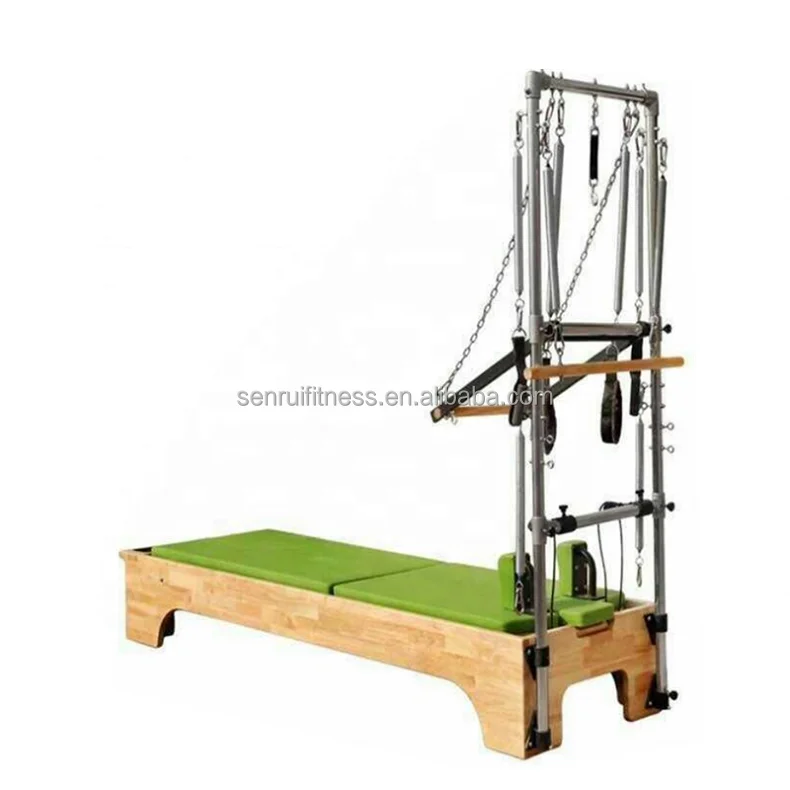 Hot Sell Pilates Reformer Machine Exercise Wood Yoga Reformer Pilates