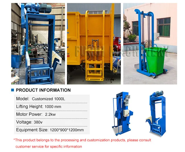 Garbage Bin Vertical Dumping Elevator - Efficient Waste Disposal