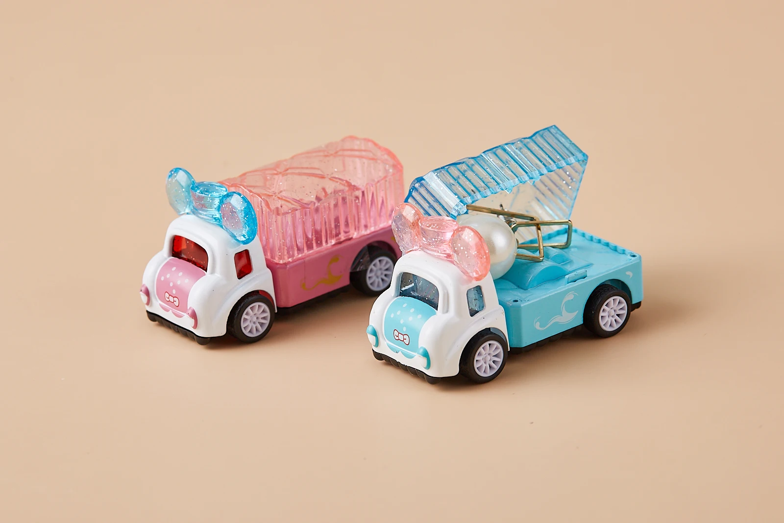 Hot sale mini alloy return model car 1:64 Colorful Small pumpkin car lovely funny cartoon car material safe vehicle toy for kids