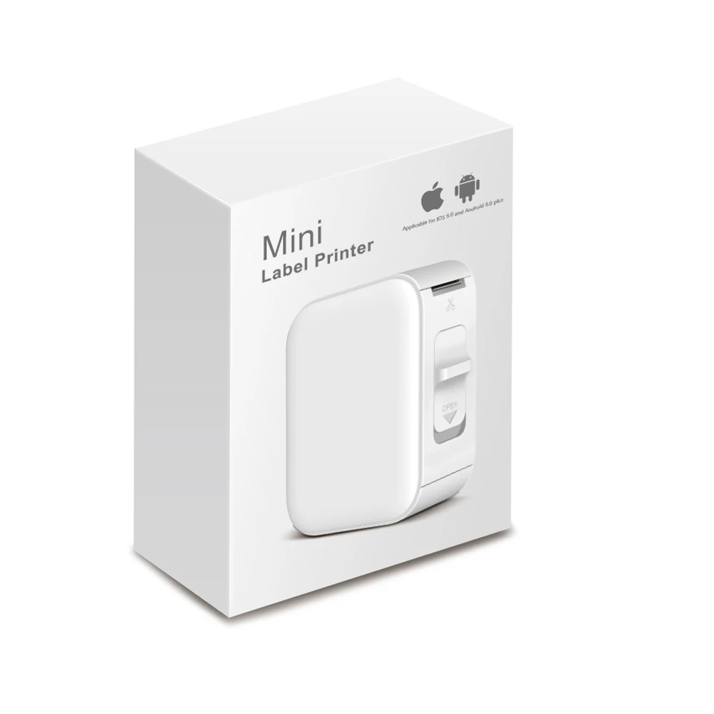 VSON NEW Pocket Wireless Label Printer Barcode Printer Palm Sized Mini Portable Thermal Label Printer Thermal Printing