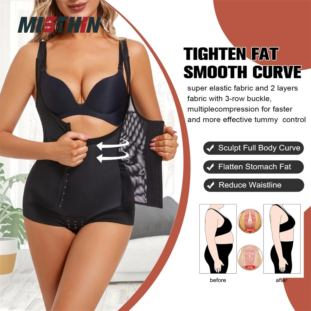 Wholesale Corset Faja Shoulder Strap Shaping Body Vest Panties Girdles Belly Tummy Control Shapewear Waist Trainer Shaper manufacture