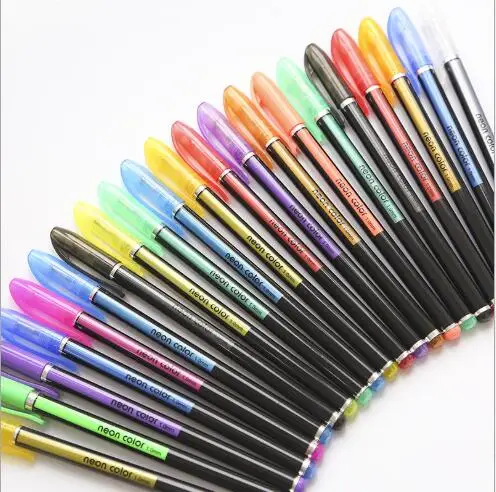 12 color gel pens set for