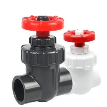 High Quality UPVC Gate Valve Precision Flow Control PVC Sluice Valve Garden Irrigation Aquarium UPVC Valve