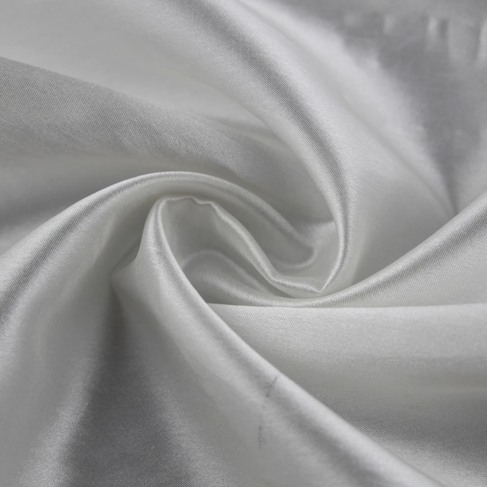 Пользовательский цвет, блестящая ткань, полиэстер, шелк, атлас, шифоновая ткань, свадебная драпировка, ткань и вечернее платье, однотонное платье