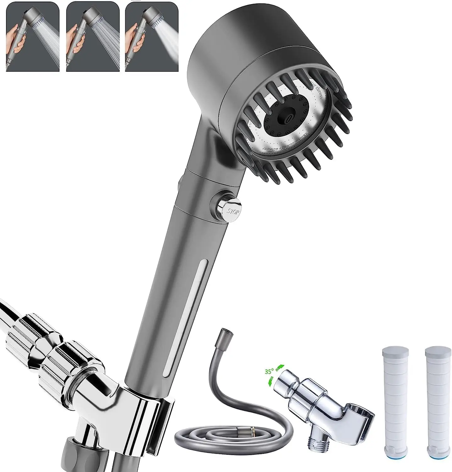 4-in-1 Luxury Shower Set Main Banner