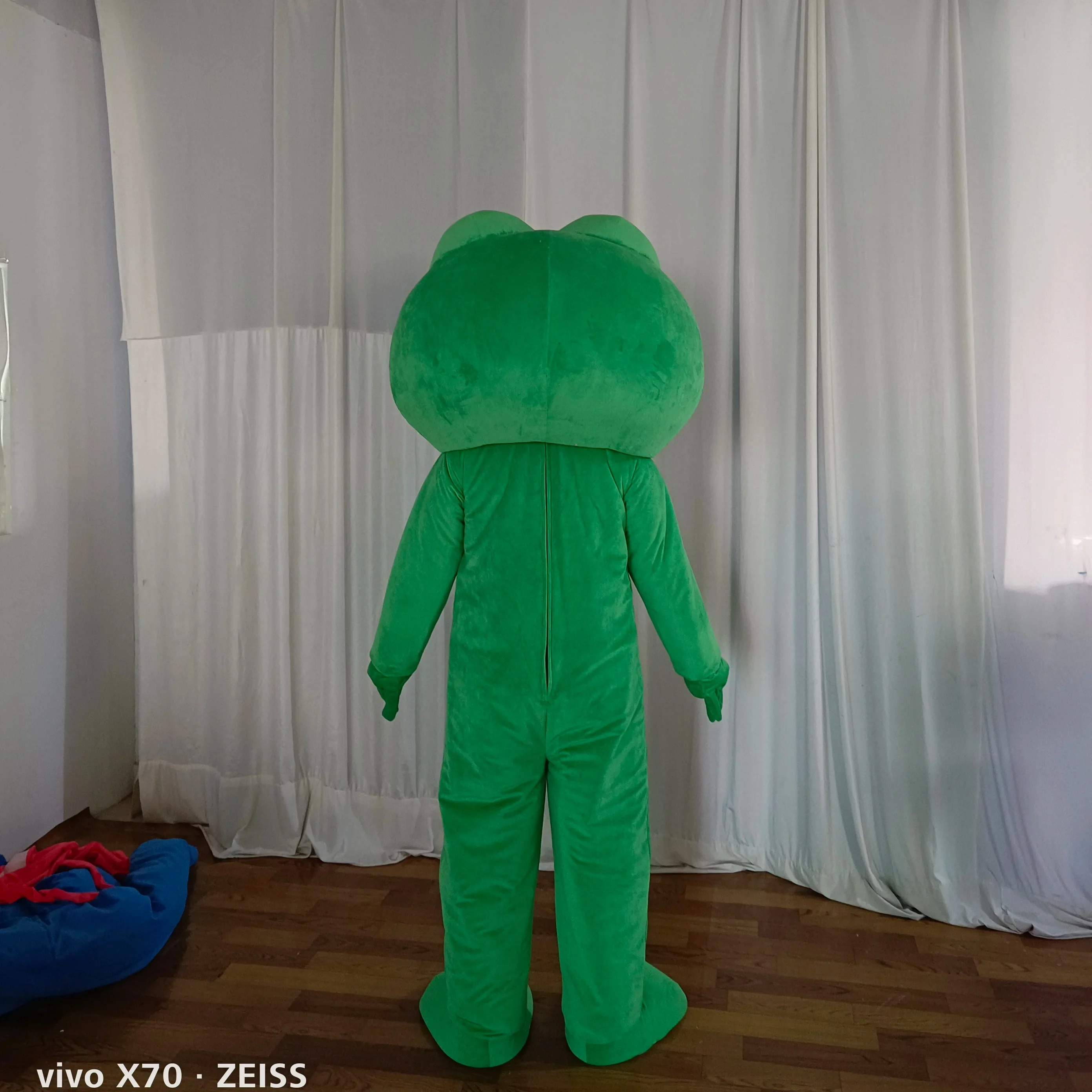Funtoys MOQ 1 PCS Cartoon Character Green Frog Mascot Costumes Cosplay ...