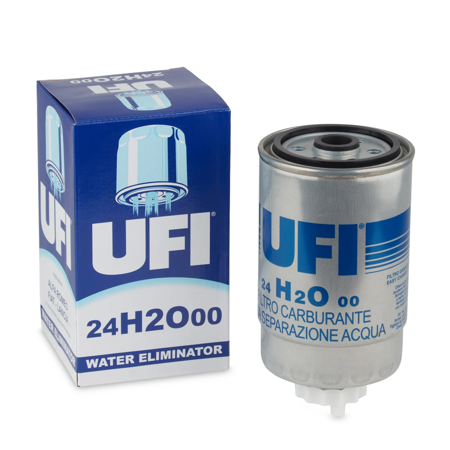 Eco-Smart Fuel Filter for a Greener Drive - UFI Filters 24.H2O.00 - Innovating Automotive Filtration Responsibly