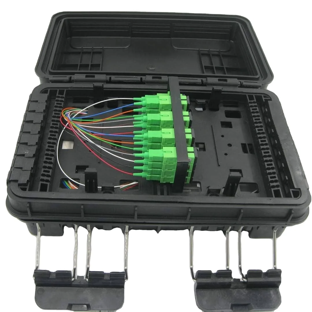 Customized Outdoor  FTTH 16 ports Optical Terminal Box FTTH PLC Splitter Fiber Distribution Box 1x16Nap 1x8Caja