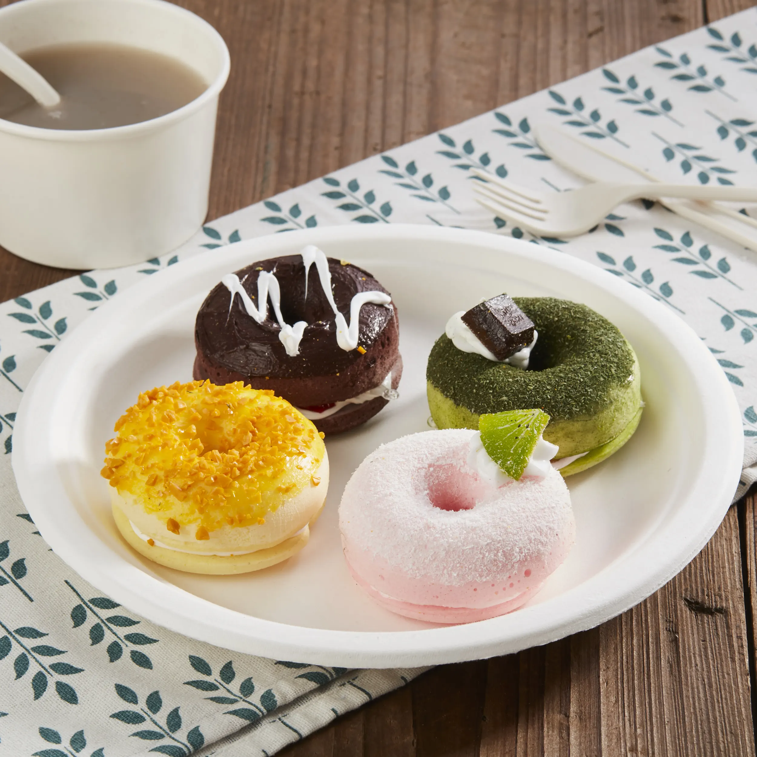 free sample 100% compostable paper plate 9inch sugarcane eco