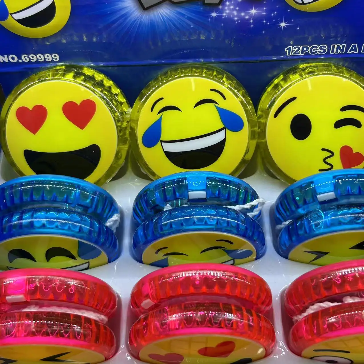 Недорогой подарок для детей Забавный йо-йо со светом разноцветная детская