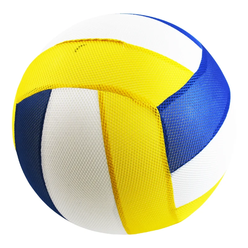 Kids Mesh inflatable ball Jumbo Volleyball Toy Soft Fabric Inflatable Custom Cloth Covered Balls