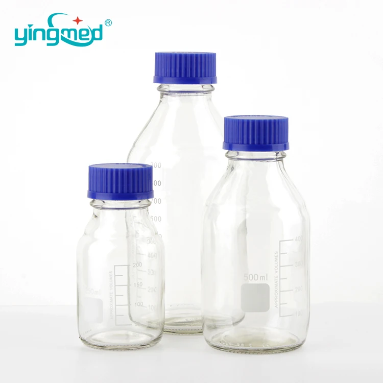 100ml 250ml 500ml 1000ml Laboratory Glassware Chemistry Bottle Reagent 