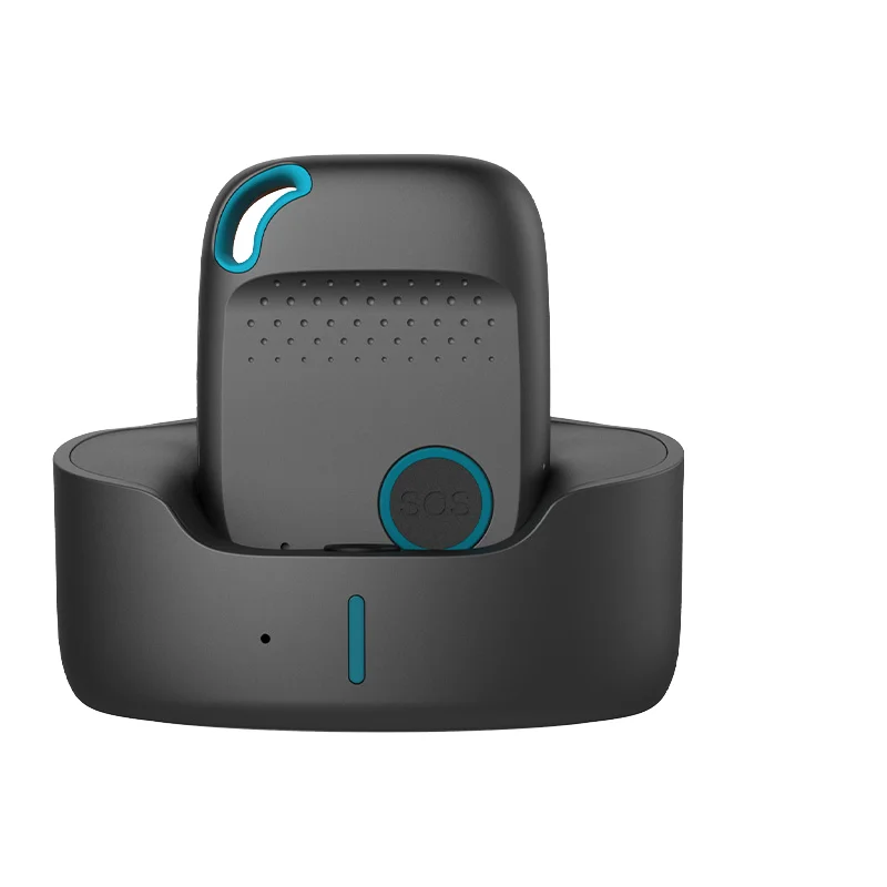 Eview EV04 BLE Programmable SOS Alarm Lone Worker 4G SOS GPS Tracking Devices With Charging Base