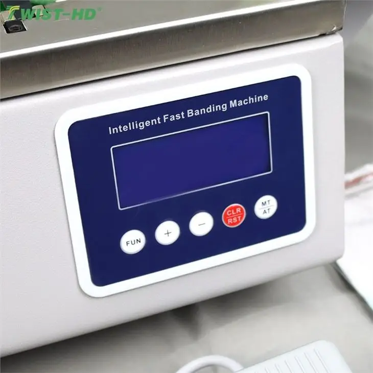 2022 High Quality Semi Automatic Strapping Machine for Packaging Sealing Vegetable Fruit Twist Tie Machine