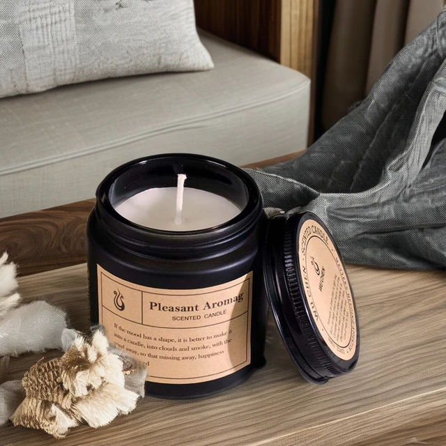 OEM  WideMouth Jar for Home Decoration Romantic Atmosphere Sleep Romance Enhancement Aromatherapy Soy Wax Candles