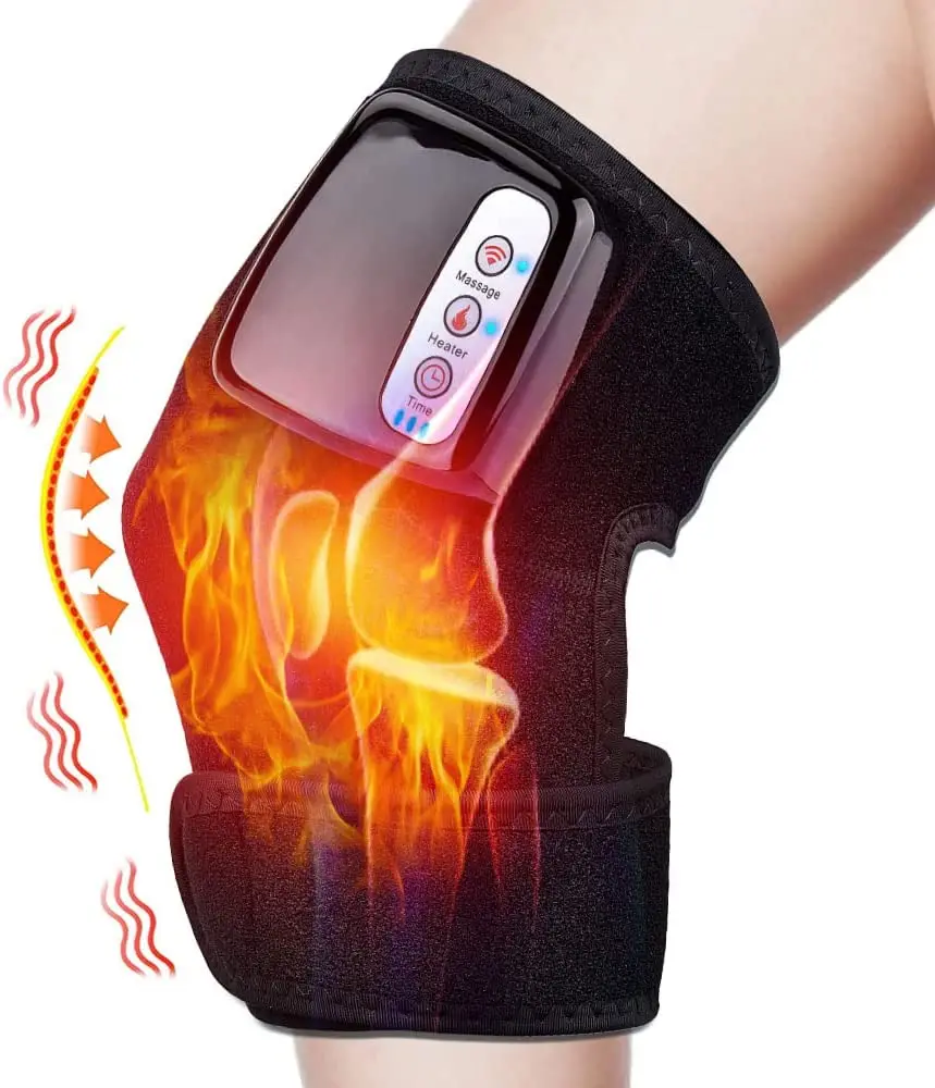health care rechargeable vibration heated knee