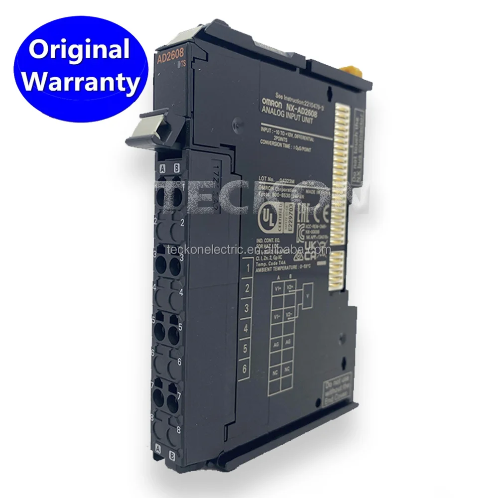 PLC AD2608 Machine Automation Controllers NX Series Analog I/O Unit NX-AD2608