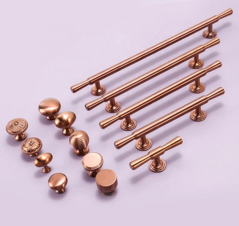 rose gold dresser knobs Mushroom Knob Multipack Perilla Home Light Pink main image 0