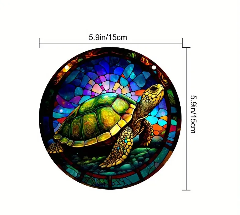 Sunlight Art Fensterpaneel – United States Seal, 27,9 X 27,9 Cm, Mit Saugnäpfen, Wie Buntglas