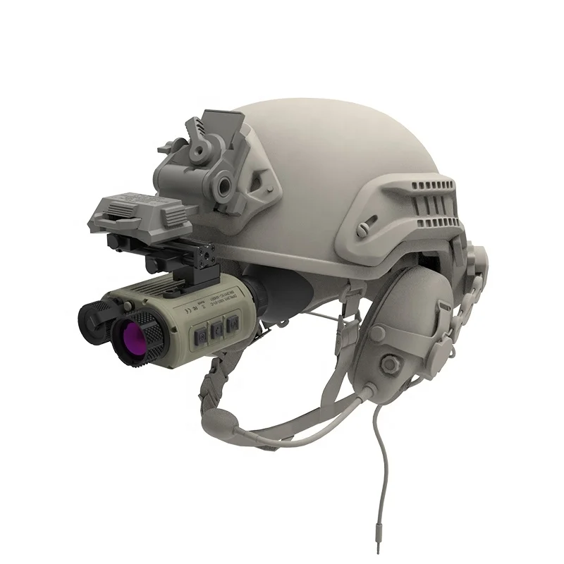 Langot K3 Pro Multi-function Infrared Thermal Imaging Helmet Handheld Front-string Integrated Night Vision