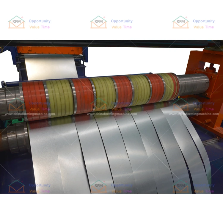 Heating Pipe Industry Steel Strip Slitting Line Roll Forming Machine