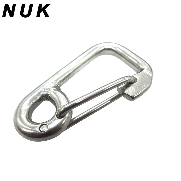 Stainless Steel 316 Spring Hook Carabiner 5/16 (8mm) Marine Grade Safety  Clip