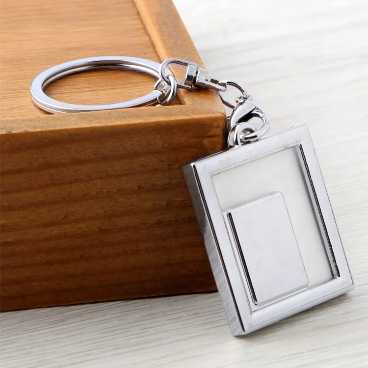 Porte-clu00e9s Avec Cadre Photo Miniature En Mu00e9tal, Photo Du00e9tachable