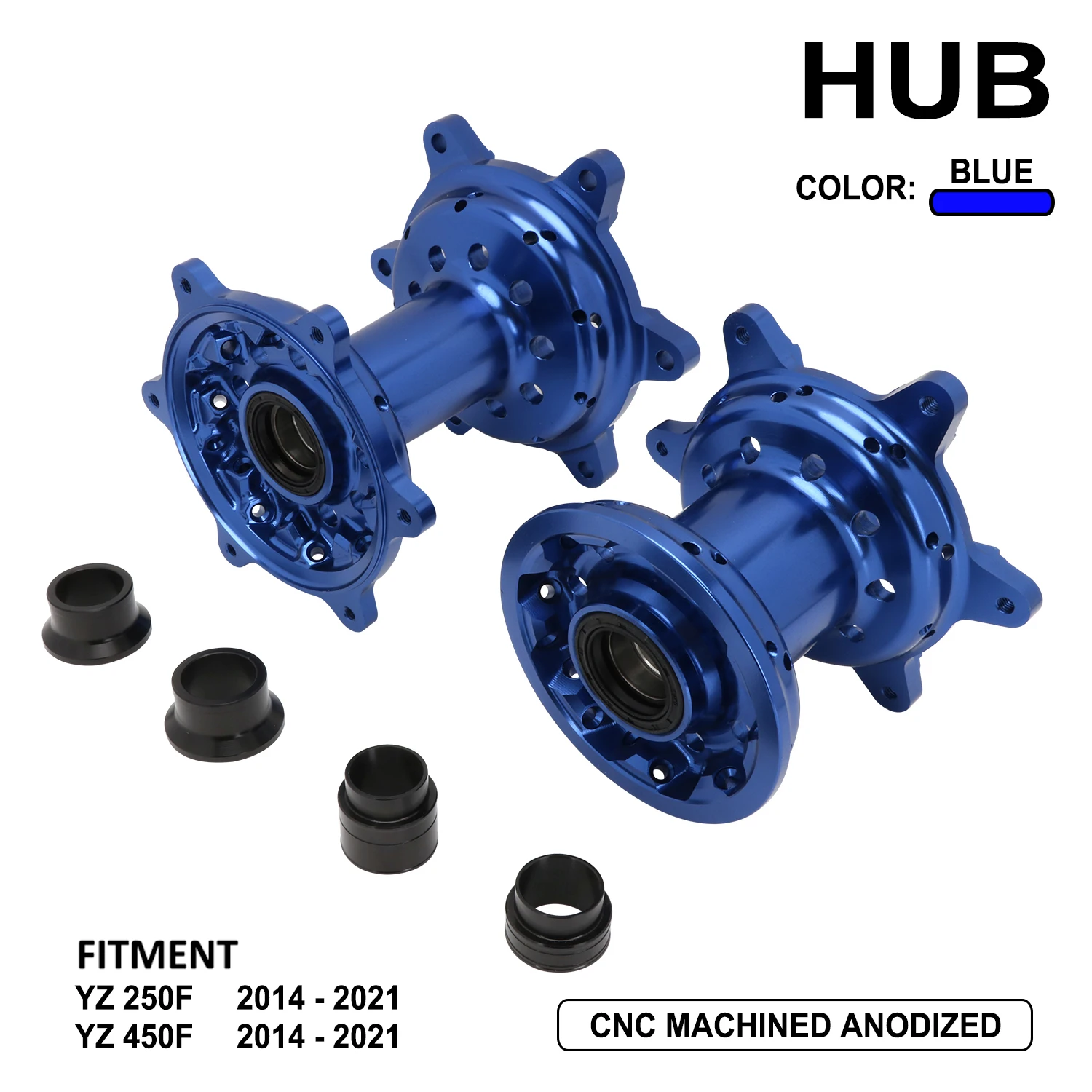 JFG  Anodized Motocross YZ250F  Hub Sets Aluminum Motorcycle  Accessories  MX YZ 450F  Wheel Hub for YAMAHA